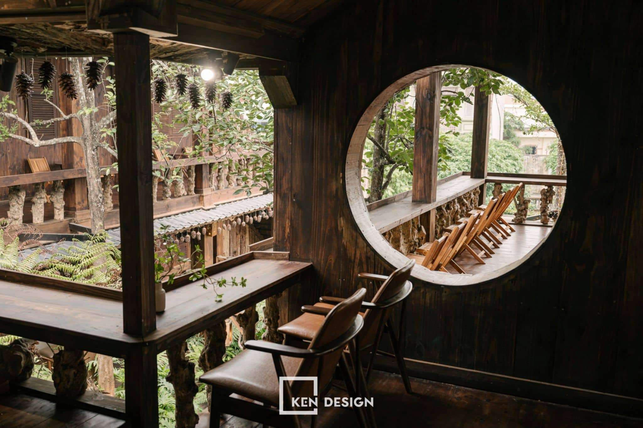 Trang trí quán cafe phong cách rustic